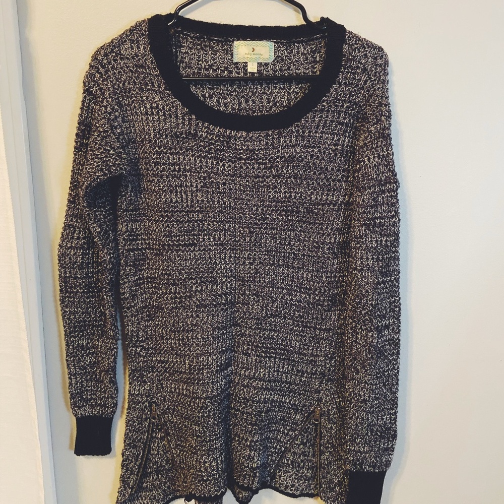 SALE Anthropologie ruby moon heather grey sweater